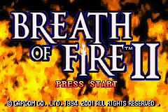 Breath Of Fire II screenshot 4 for GameBoy Advance